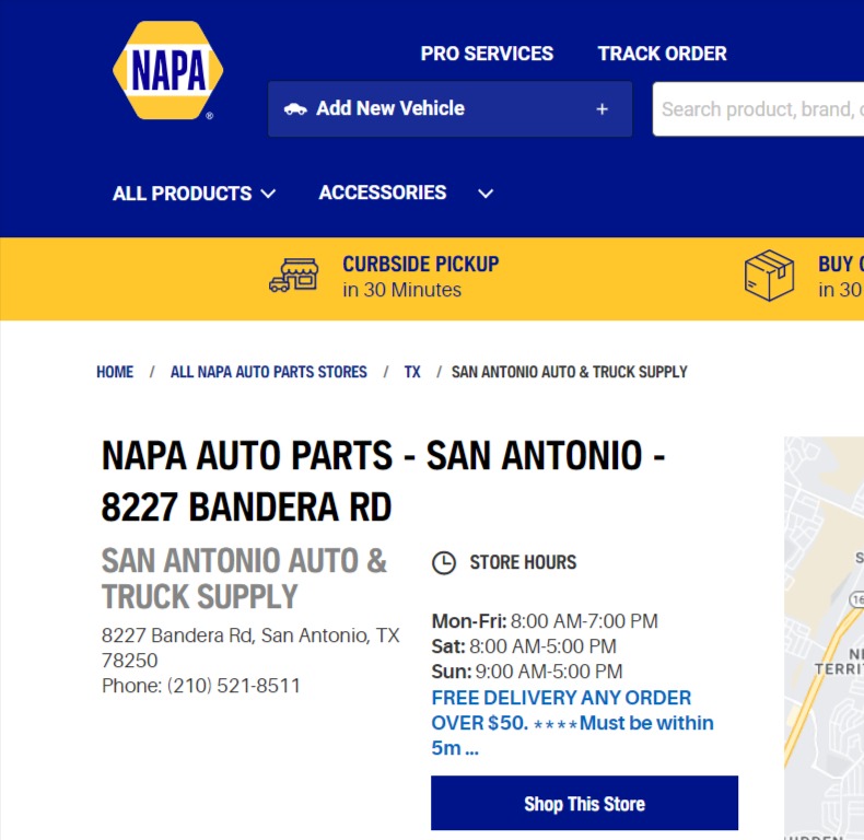 NAPA Auto Parts - San Antonio Auto & Truck Supply