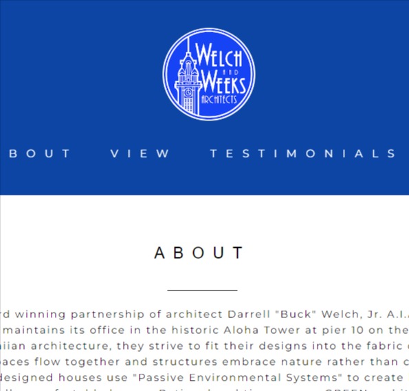 Hawaii Architects, Welch and Weeks LLC