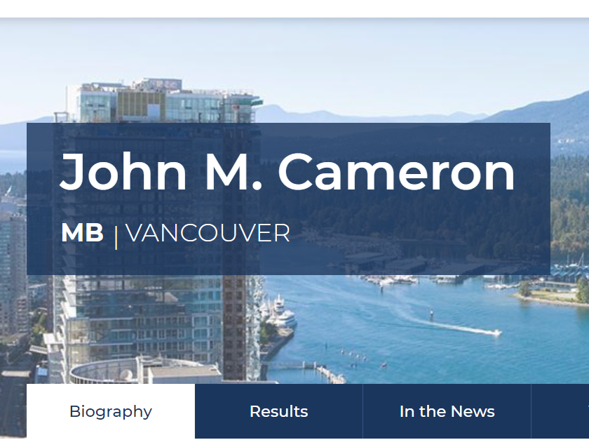 John M Cameron