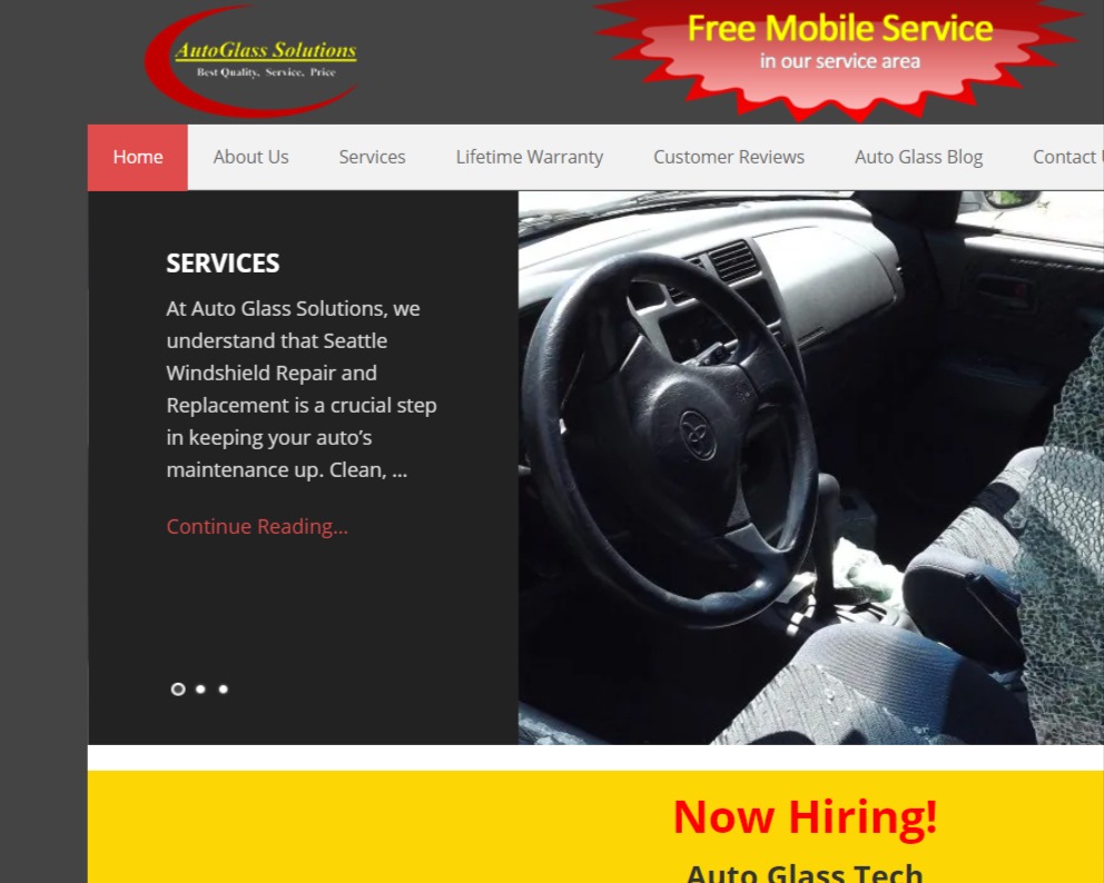 Auto Glass Solutions Seattle