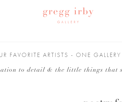 Gregg Irby Gallery