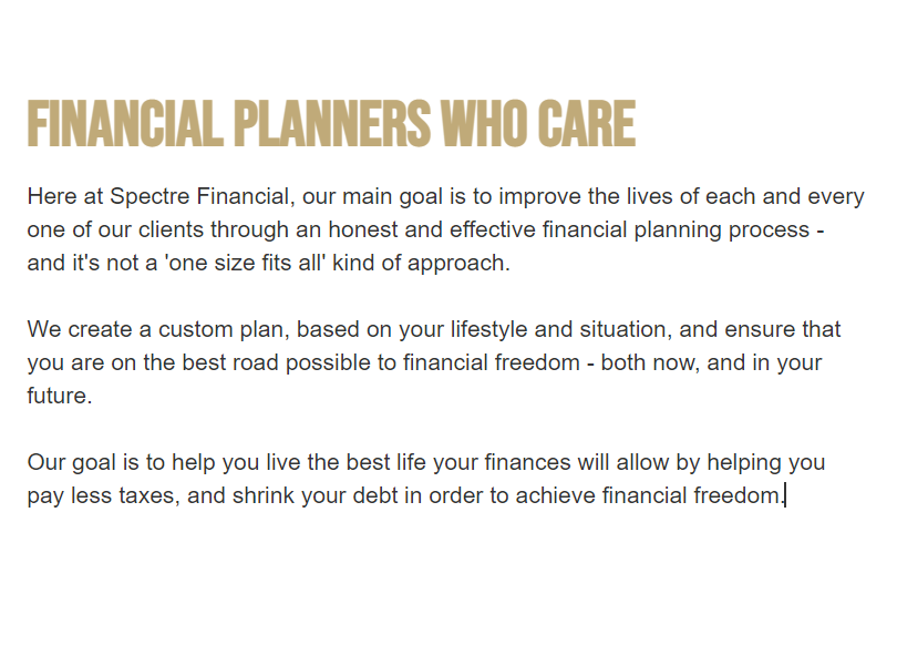 Spectre Financial