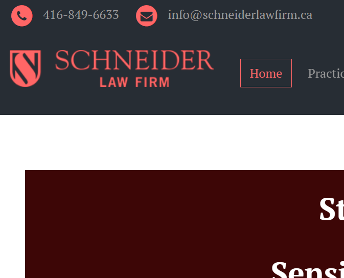 Schneider Law Firm reviews and  Finch Ave W, North York, ON M3J  3H7, Canada