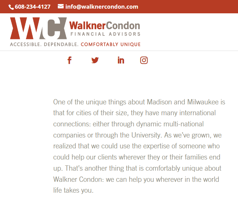 Walkner Condon Financial Advisors