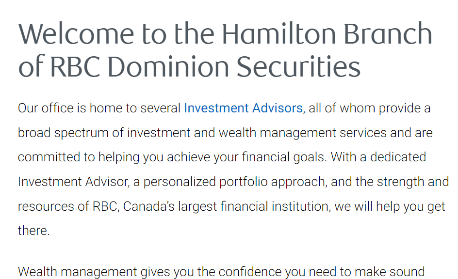 RBC Dominion Securities