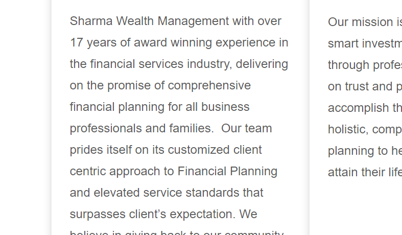 Sharma Wealth Management