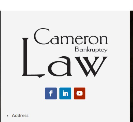 Cameron Bankruptcy Law