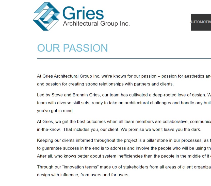 Gries Architectural Group Inc