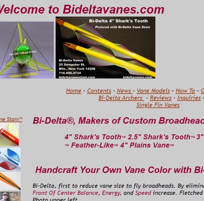 Bi-Delta Vanes & Archery Products