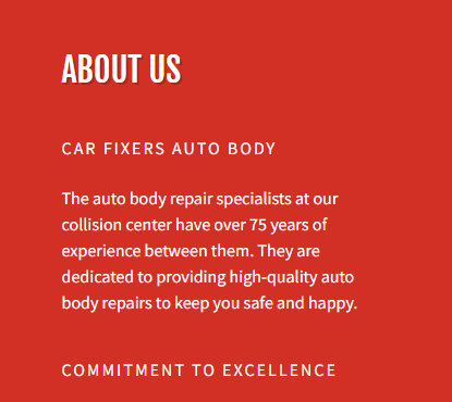 Car Fixers Auto Body & Collision Center