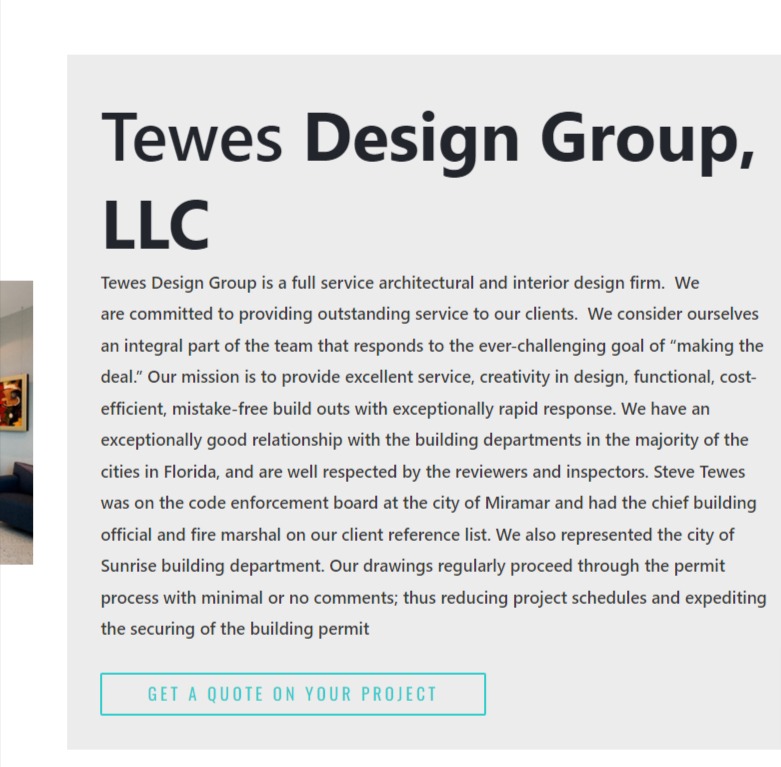 Tewes Design Group Miami Architects