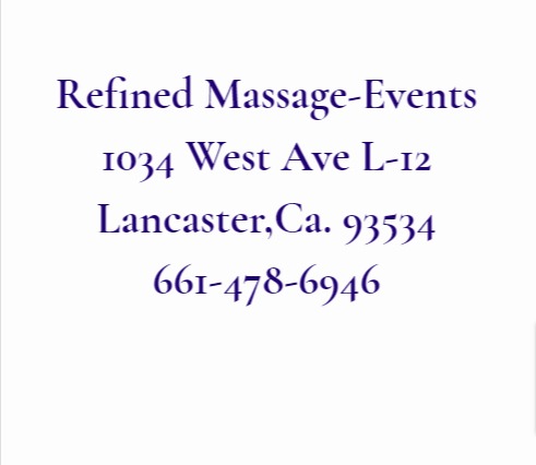 Refined Massage-Events