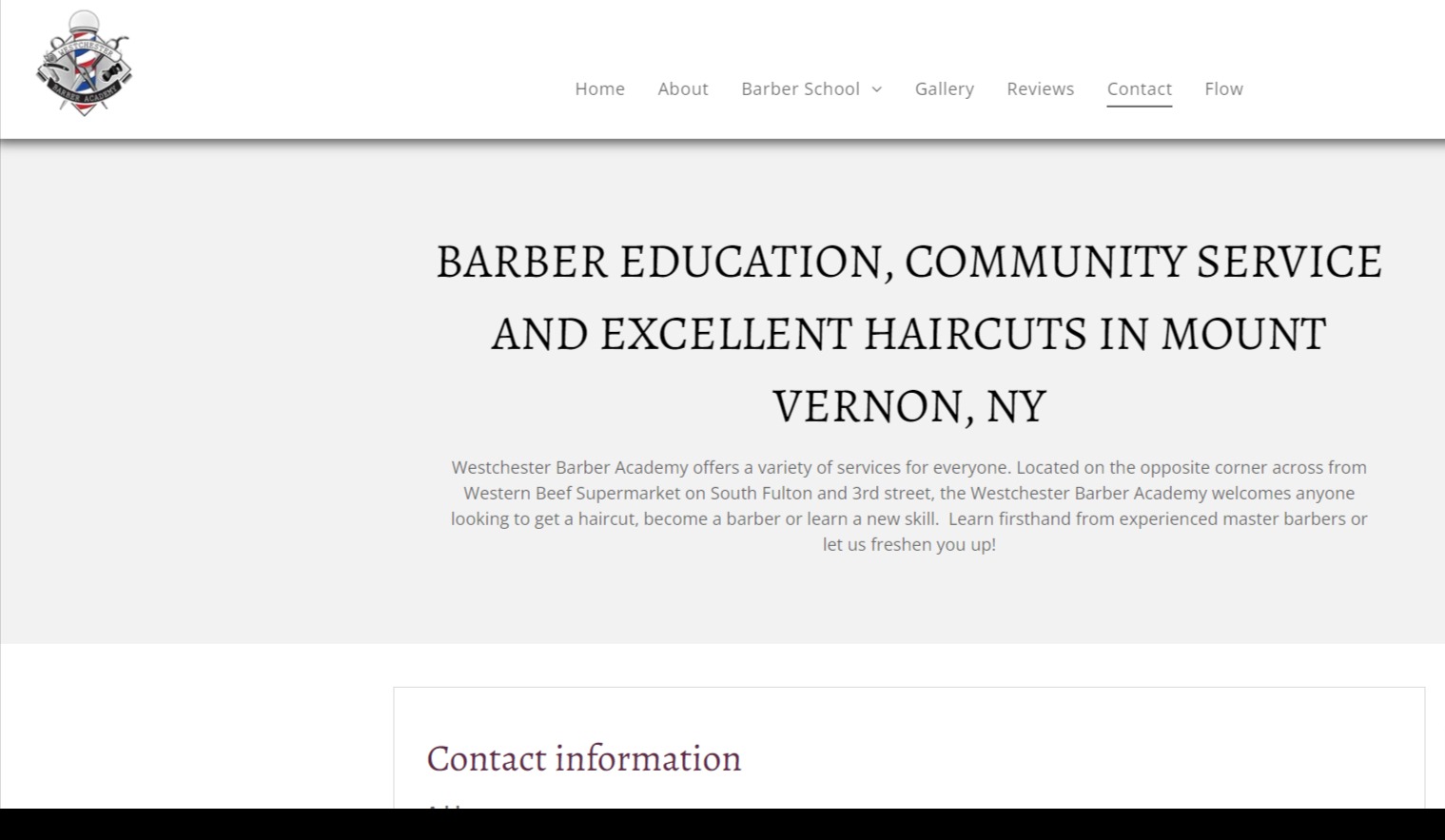 Westchester Barber Academy