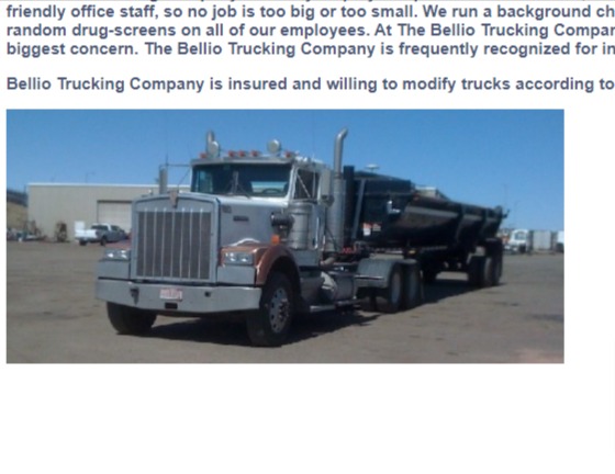 Bellio Trucking