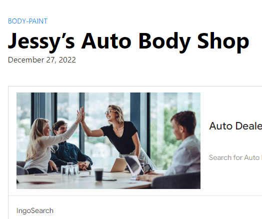 Jessy's Auto Body Shop