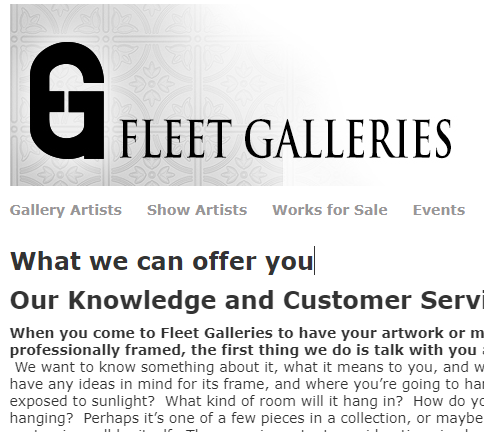 Fleet Galleries Ltd
