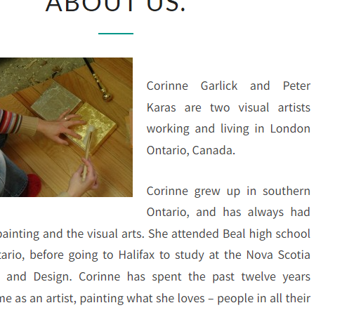 Corinne and Peter's Art Studio