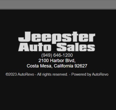 Jeepster Auto Sales