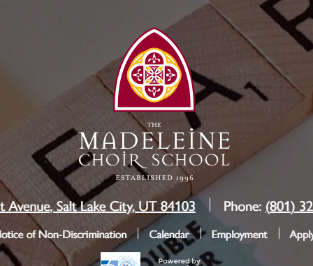 The Madeleine Choir School