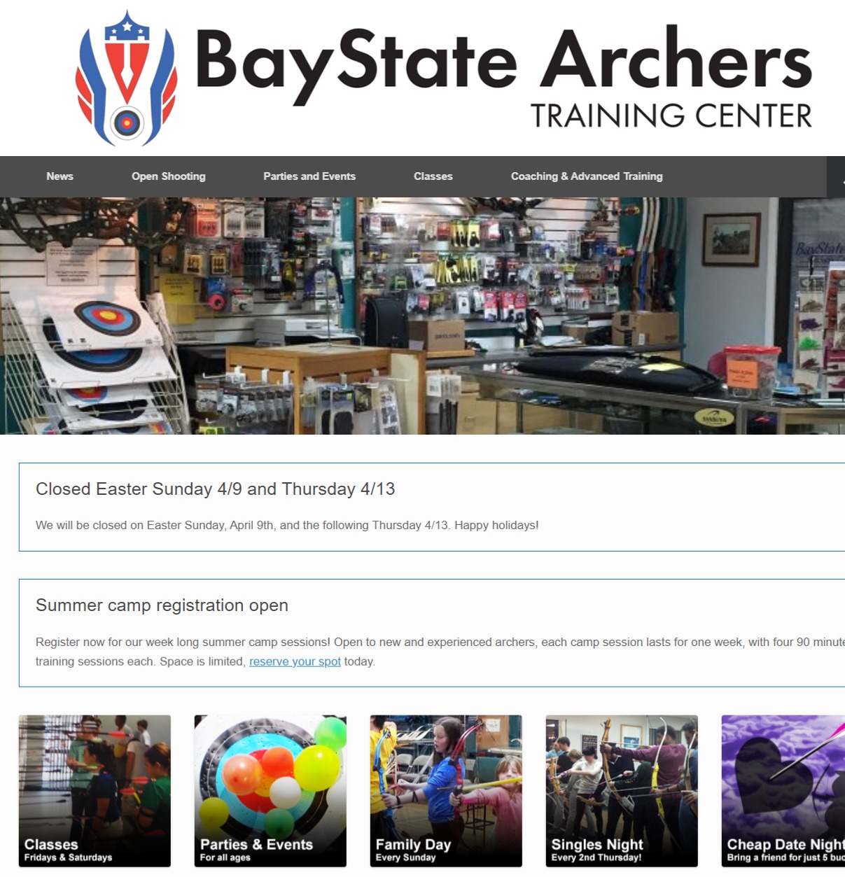 BayState Archers Training Center