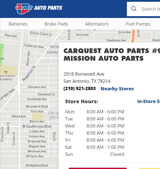 Carquest Auto Parts - MISSION AUTO PARTS