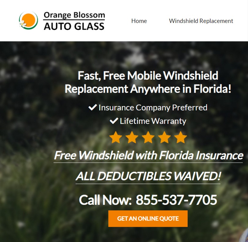 Orange Blossom Auto Glass