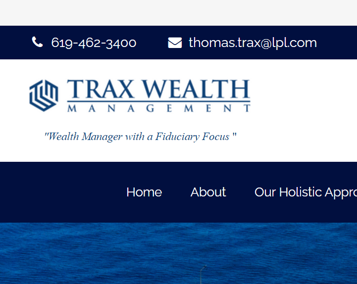 Thomas A Trax Wealth Advisor