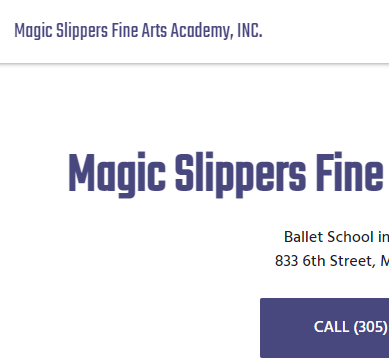 Magic Slippers Fine Arts Academy, INC.