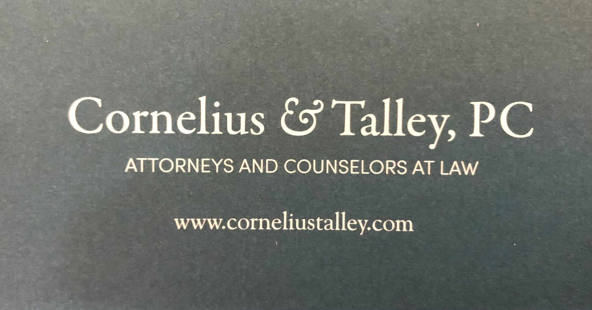 Cornelius and Talley, PC