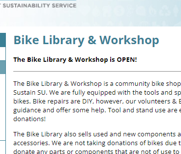 Bike Library and Workshop