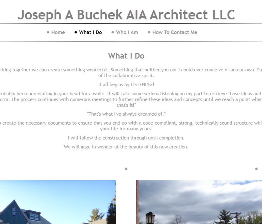 Joseph A Buchek AIA Architect LLC