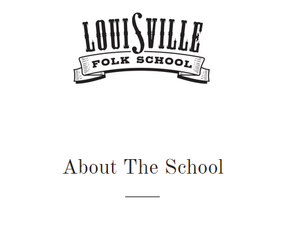 Louisville Folk School