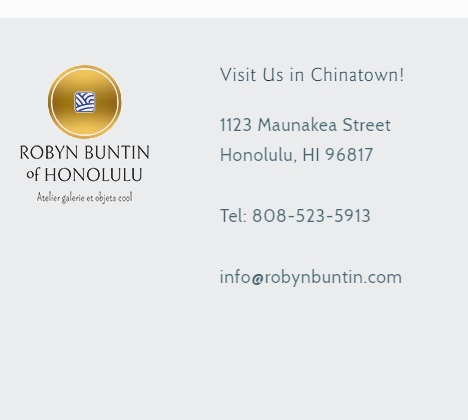 Robyn Buntin of Honolulu Gallery