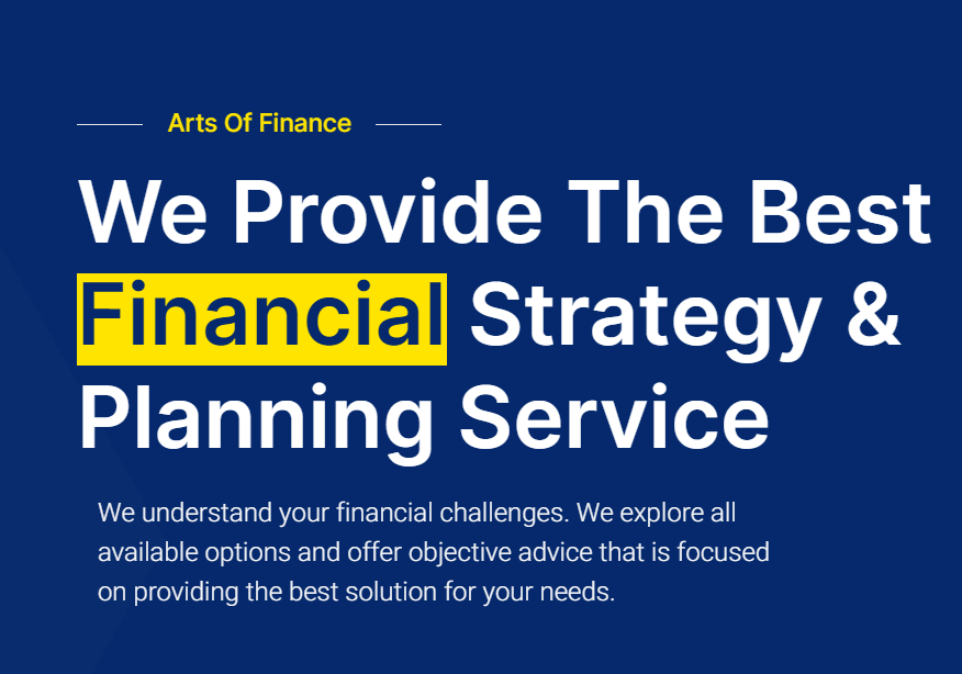 Arts Of Finance Services Inc.