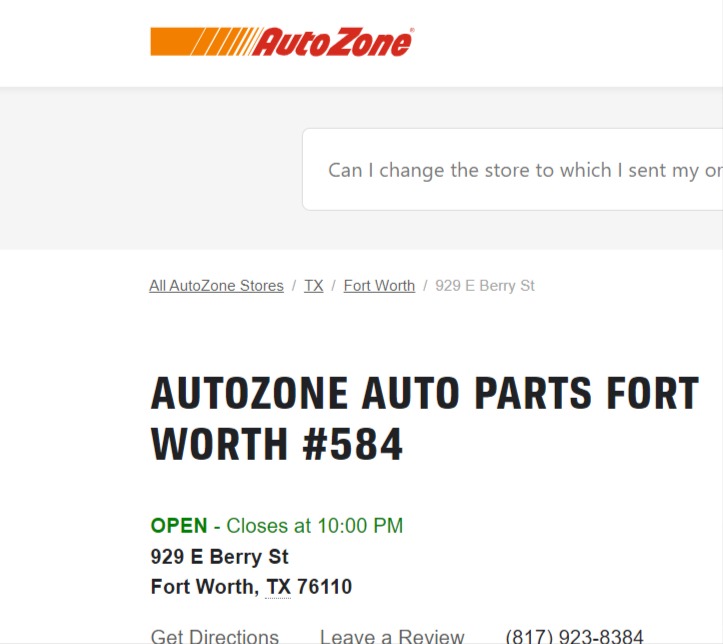 AutoZone Auto Parts