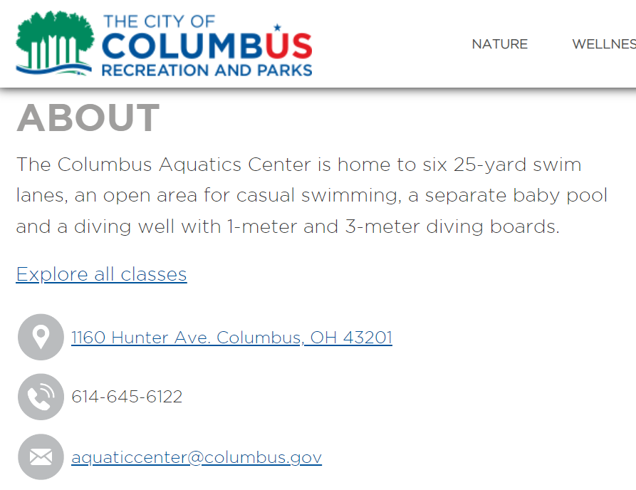 Columbus Aquatics Center