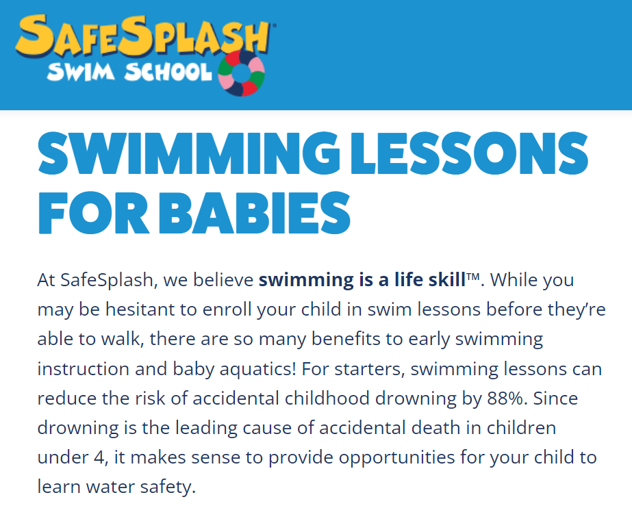 SafeSplash Swim School + SwimLabs