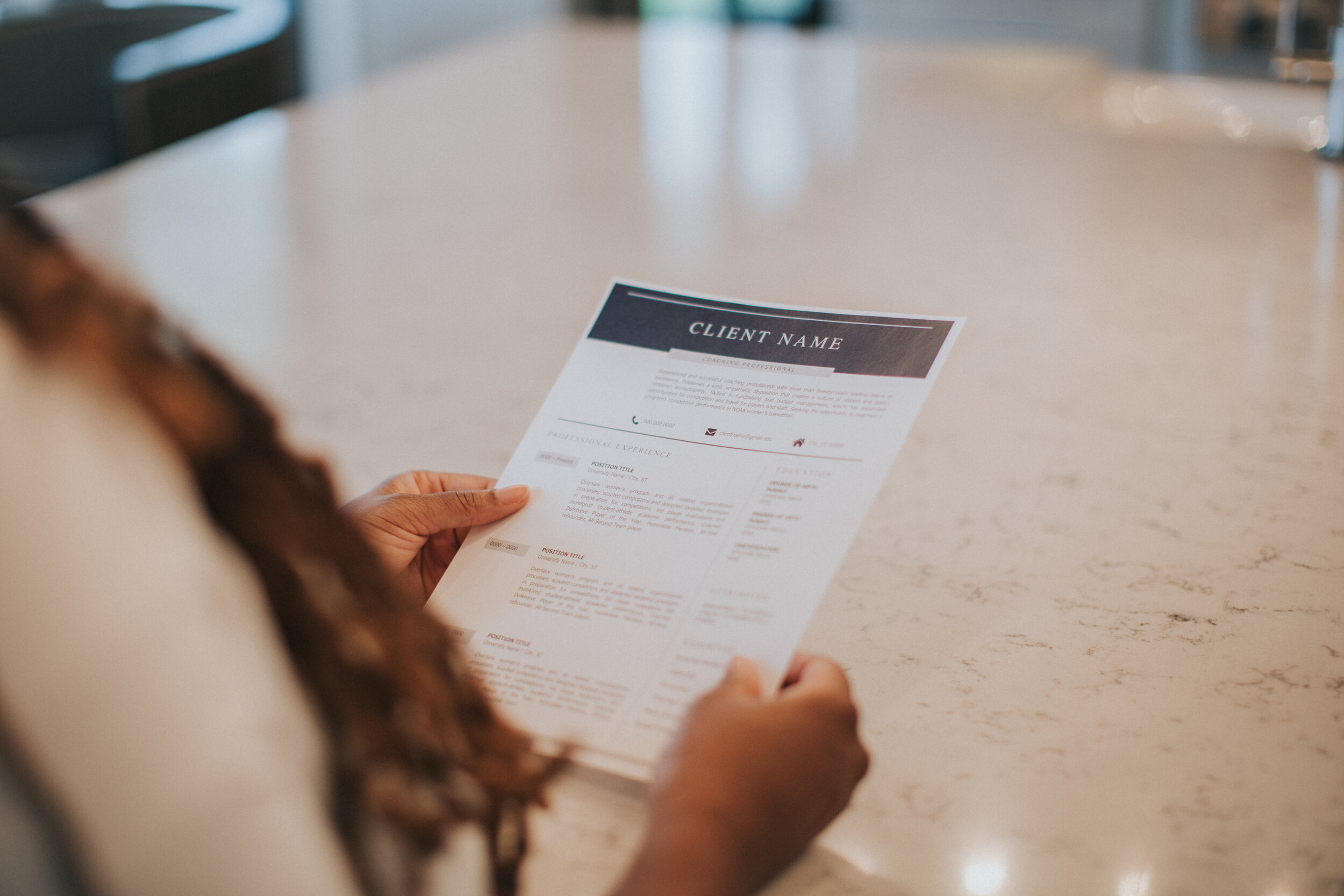Résumé writing