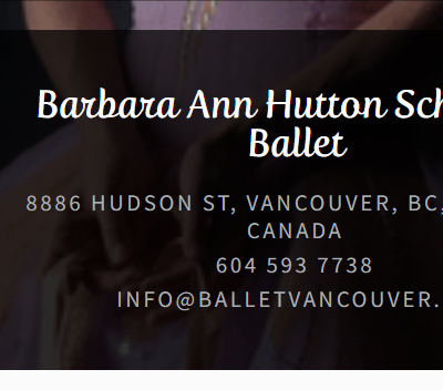 Barbara Ann Hutton School of Ballet