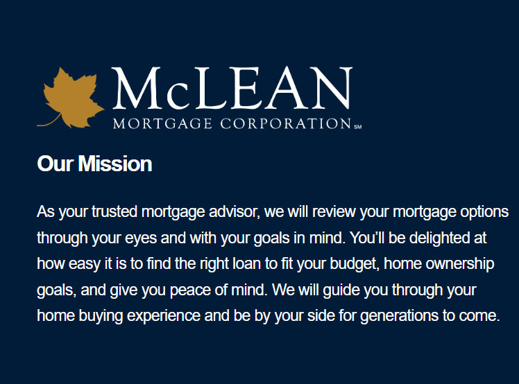 McLean Mortgage Corporation - Charlotte, NC