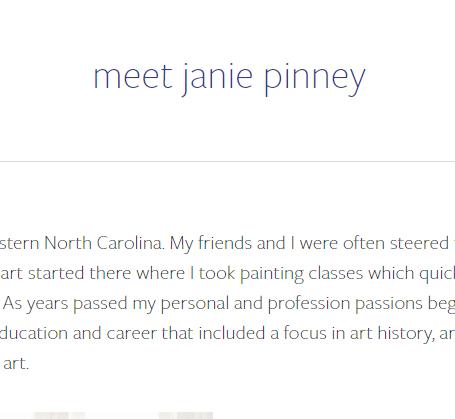 Janie Pinney Art