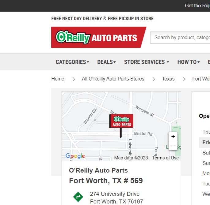 O'Reilly Auto Parts