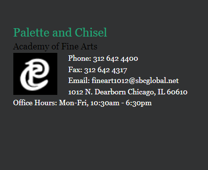 Palette & Chisel Art Academy