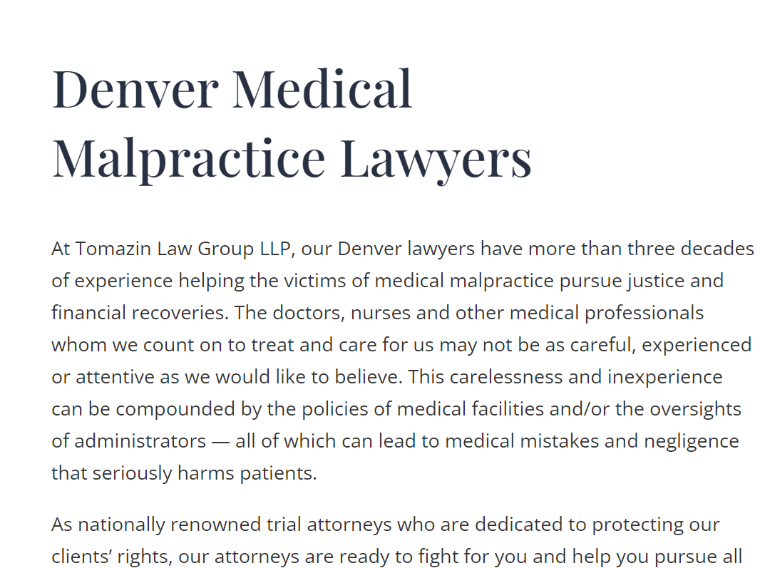 Tomazin Law Group LLP