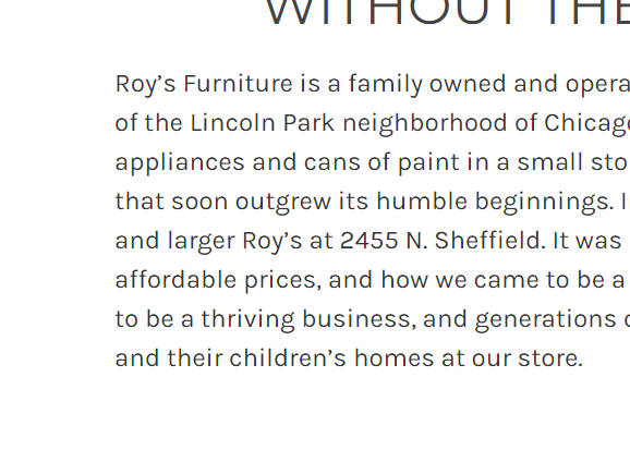 Roy's Furniture