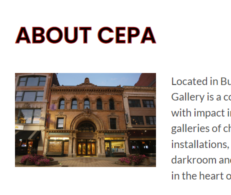 CEPA Gallery
