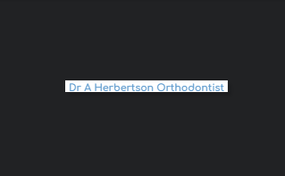 Dr A Herbertson Orthodontist