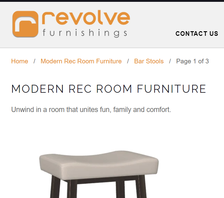 Revolve Furnishings | Modern Furniture Showroom