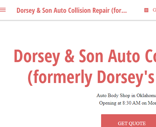 Dorsey & Son Auto Collision Repair (formerly Dorsey's Body Shop)