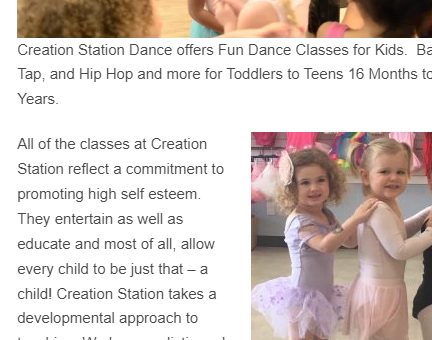Creation Station Dance